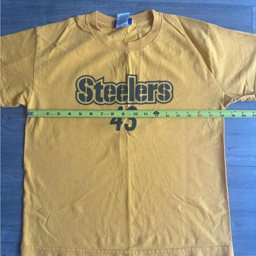 Reebok Youth Pittsburgh Steelers/Polamalu t-shirt - size large